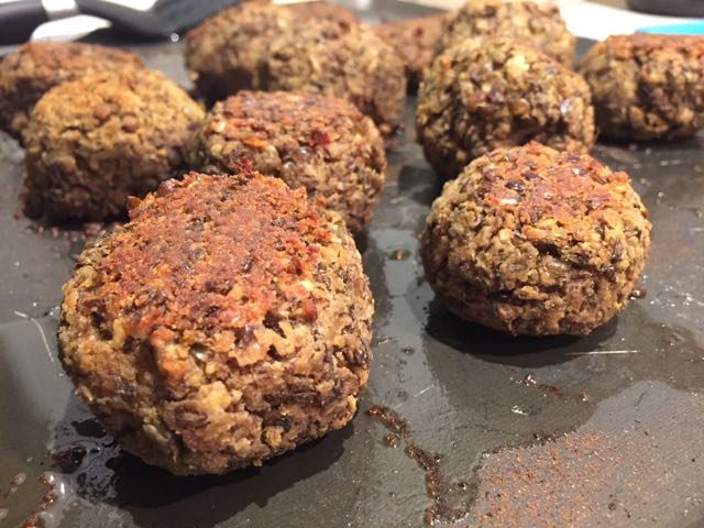 Boulettes végétales aux lentilles et Potiron