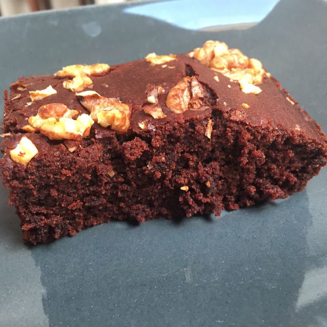 gâteau au chocolat et noix végétal et sans gluten