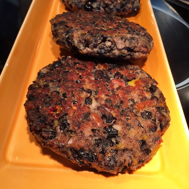 Galettes de haricots noirs pimentées