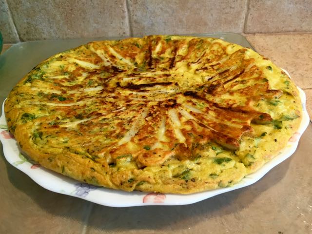 Omelette végétale aux Asperges blanches et aux herbes
