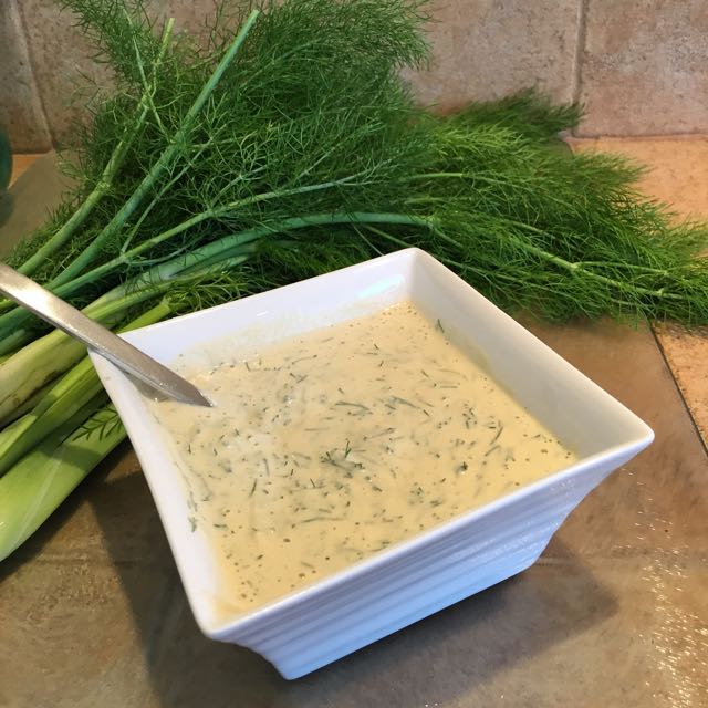 Sauce crue au fenouil
