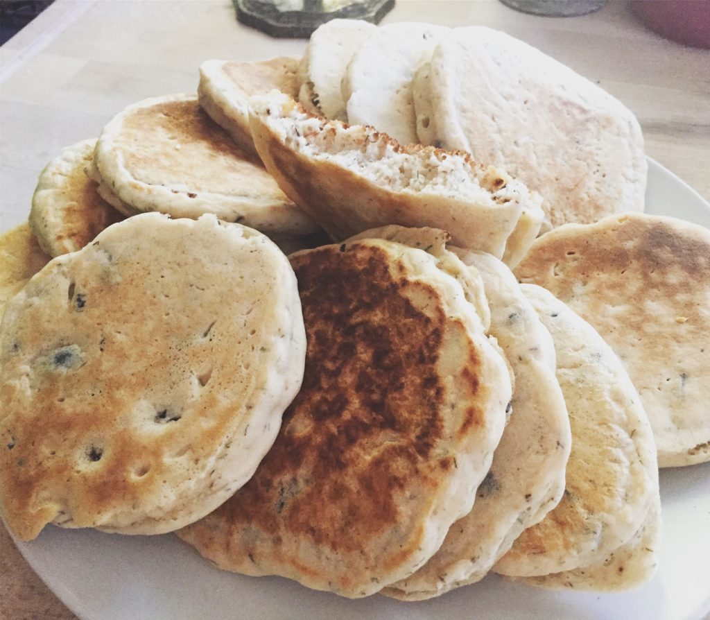 Pancakes aux olives