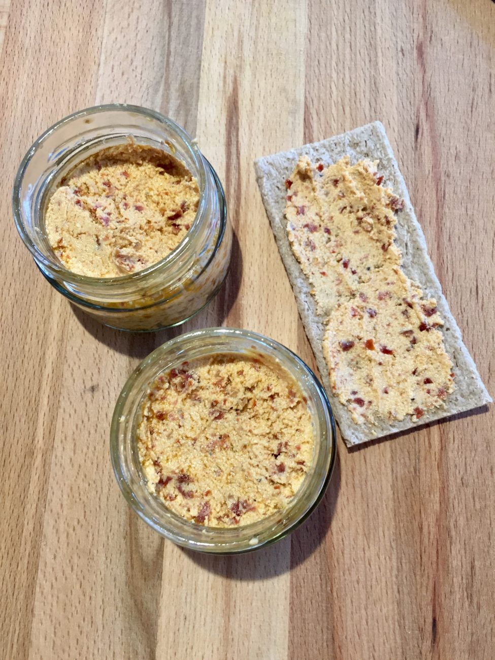 Tartinade au Tofu et tomates séchées