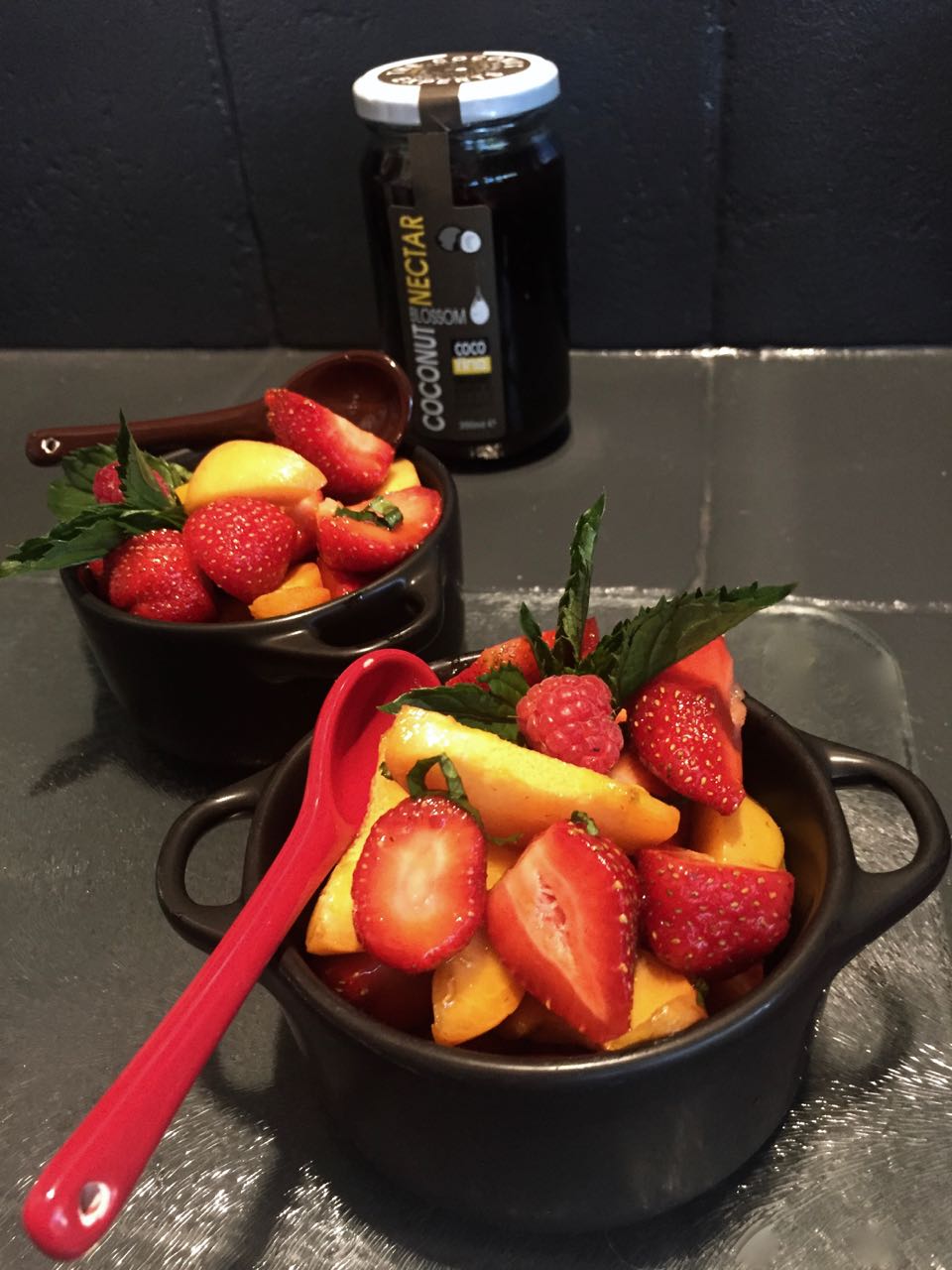 Salade de fruits au nectar de Coco